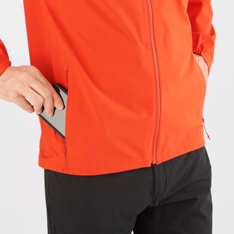 Orange Salomon Essential Waterproof 2.5 L Men's Shell Jackets | IE XD2109